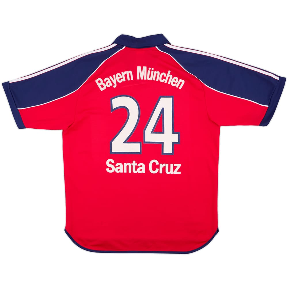 1999-01 Bayern Munich Home Shirt Santa Cruz #24 - 7/10 - (L)