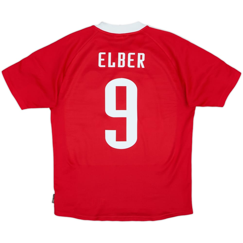 2001-02 Bayern Munich CL Shirt Elber #9 - 8/10 - (M)