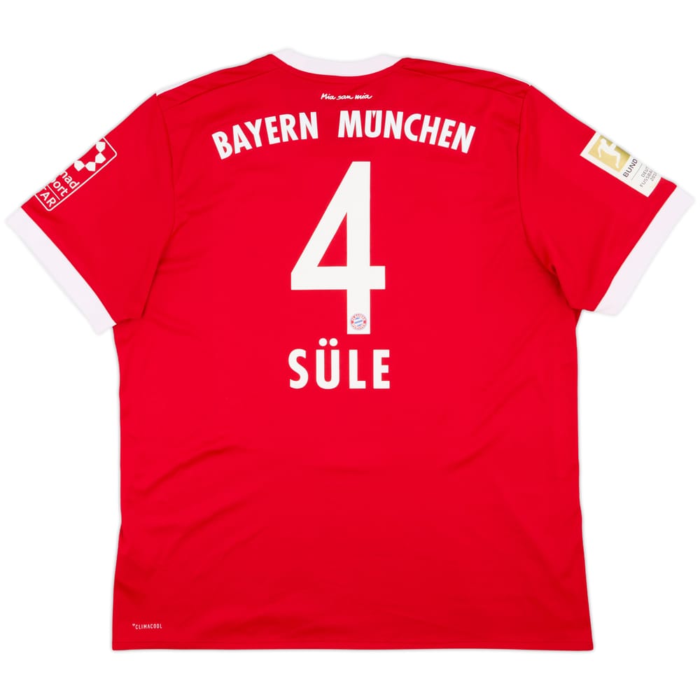 2017-18 Bayern Munich Home Shirt Sule #4 - 7/10 - (XL)