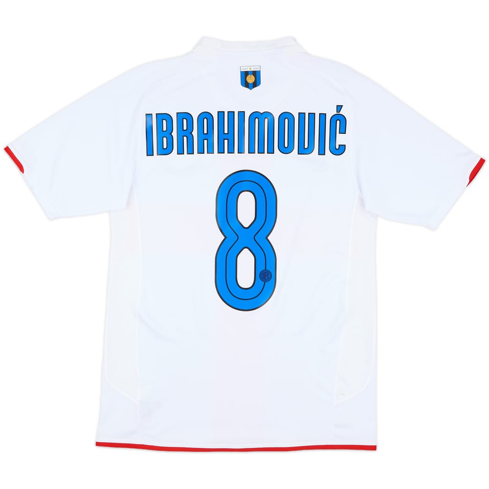2007-08 Inter Milan Centenary Away Shirt Ibrahimovic #8 - 8/10 - (S)