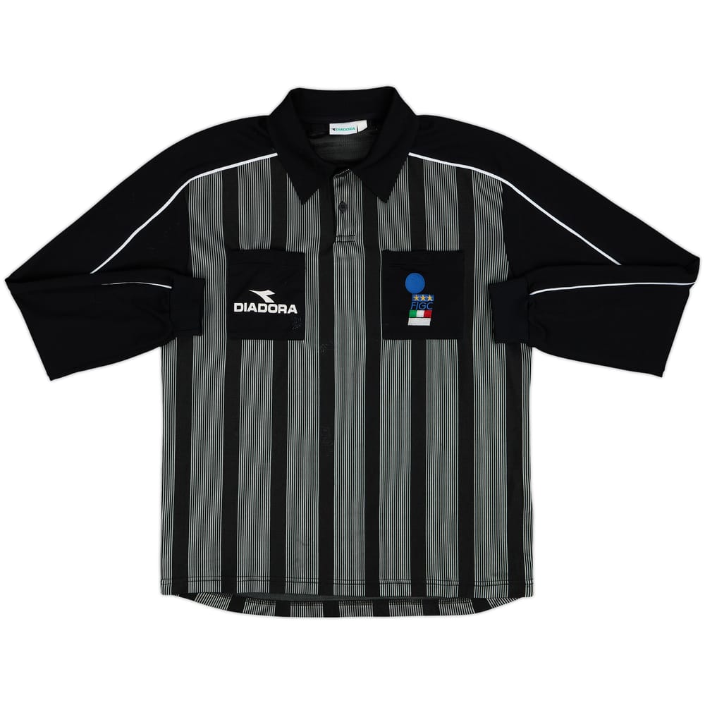 1999-00 Italy Diadora Referee L/S Shirt - 5/10 - (XL)