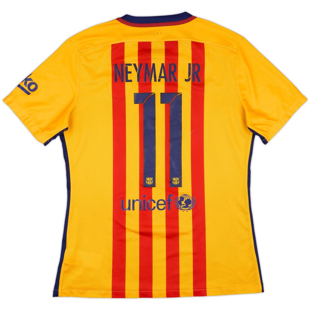 2015-16 Barcelona Authentic Away Shirt Neymar Jr #11 - 5/10 - (L)