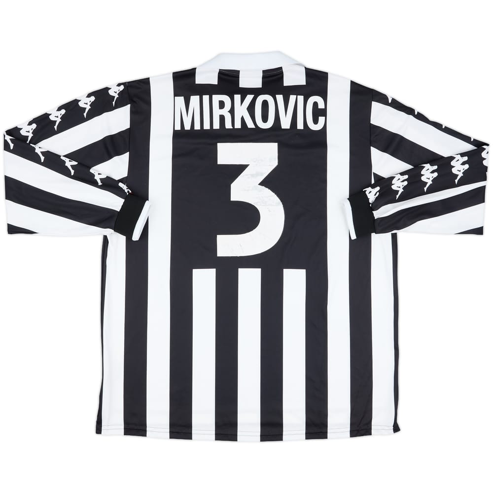 1999-00 Juventus Match Issue Home L/S Shirt Mirkovic #3
