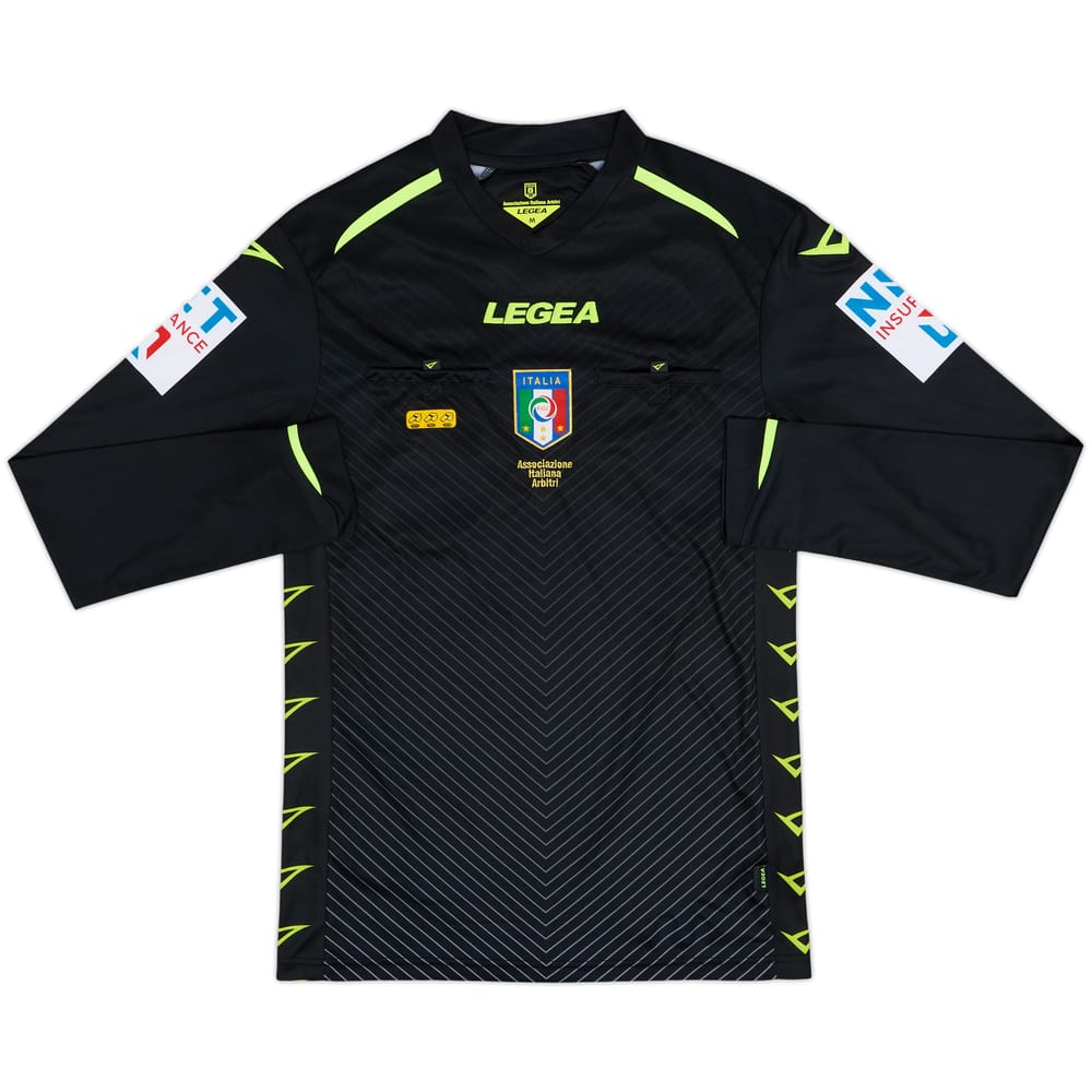 2020-21 Italy Diadora Referee L/S Shirt - 9/10 - (M)