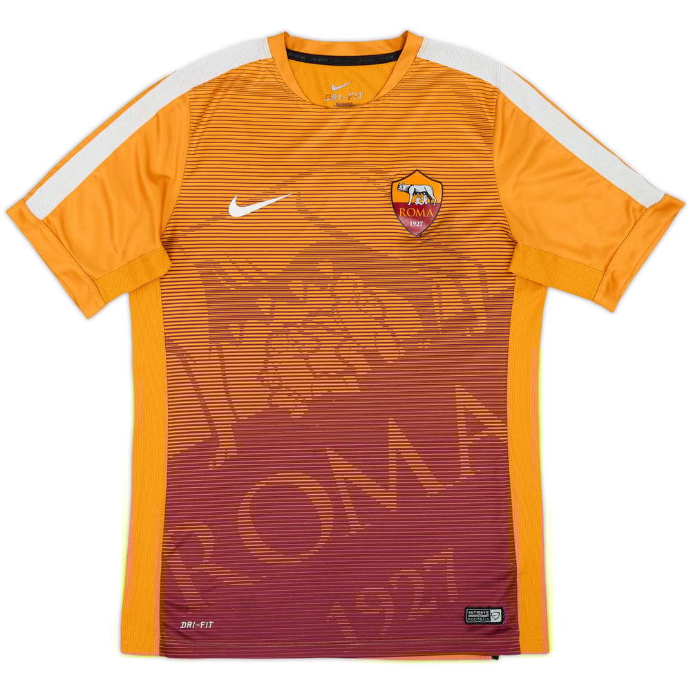2015-16 Roma Nike Training Shirt - 8/10 - (M)