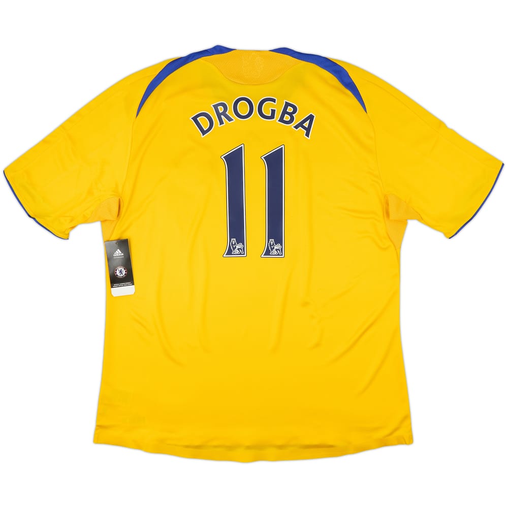 2008-09 Chelsea Player Issue Third Shirt Drogba #11 (XXL)
