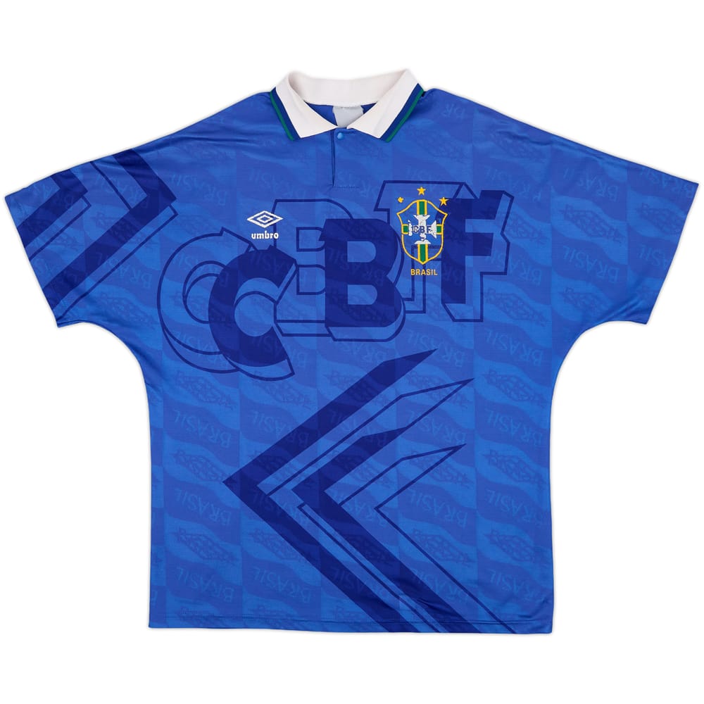 1991-93 Brazil Away Shirt - 5/10 - (XL)