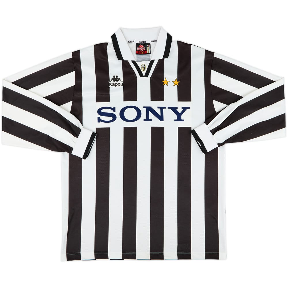 1995-97 Juventus Home L/S Shirt - 7/10 - (XL)