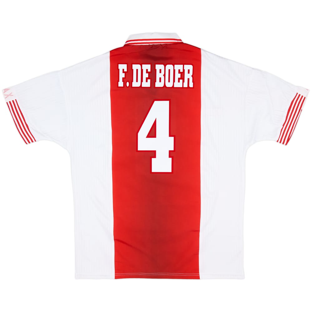 1997-98 Ajax Home Shirt F.De Boer #4 (L)