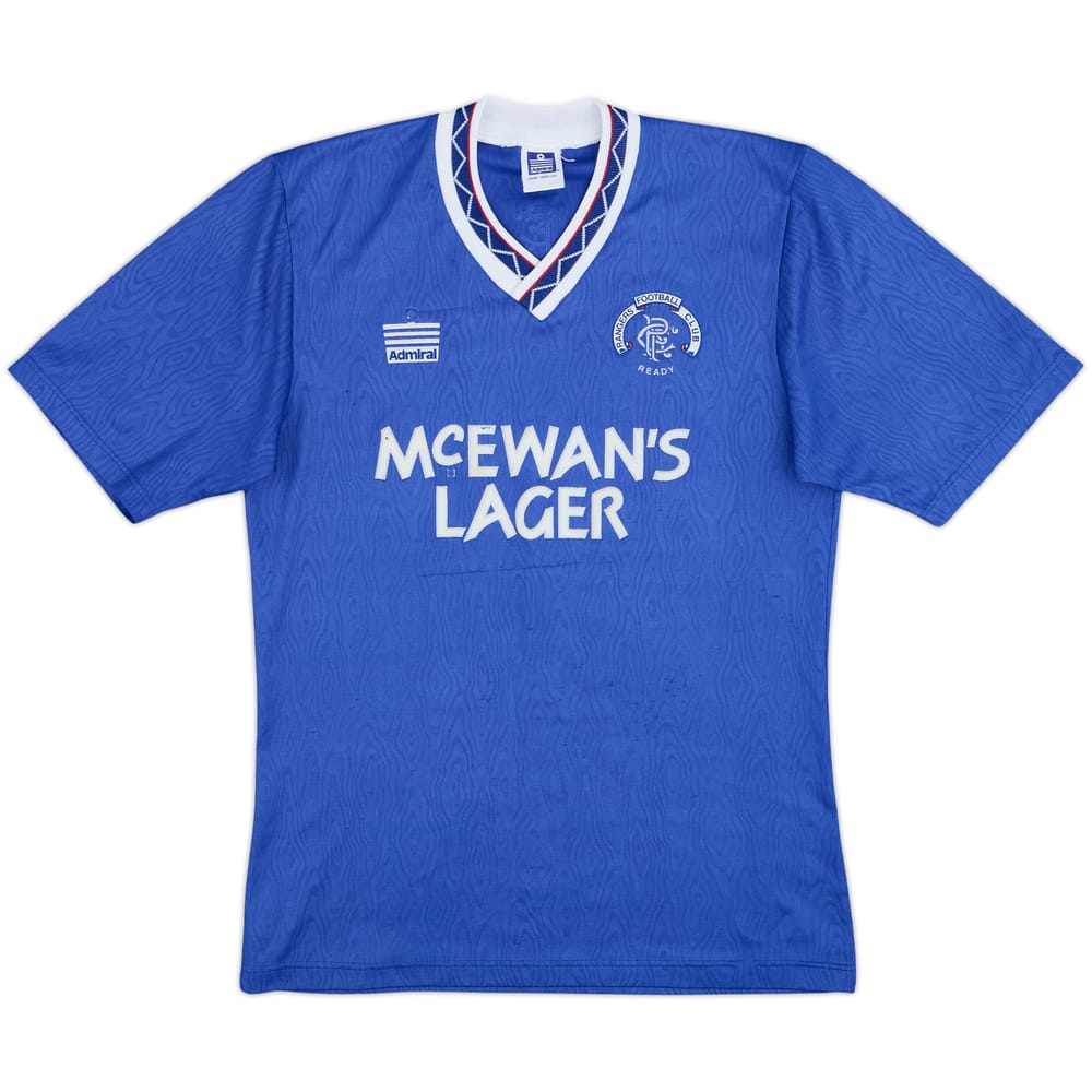 1990-92 Rangers Home Shirt - 6/10 - (S)
