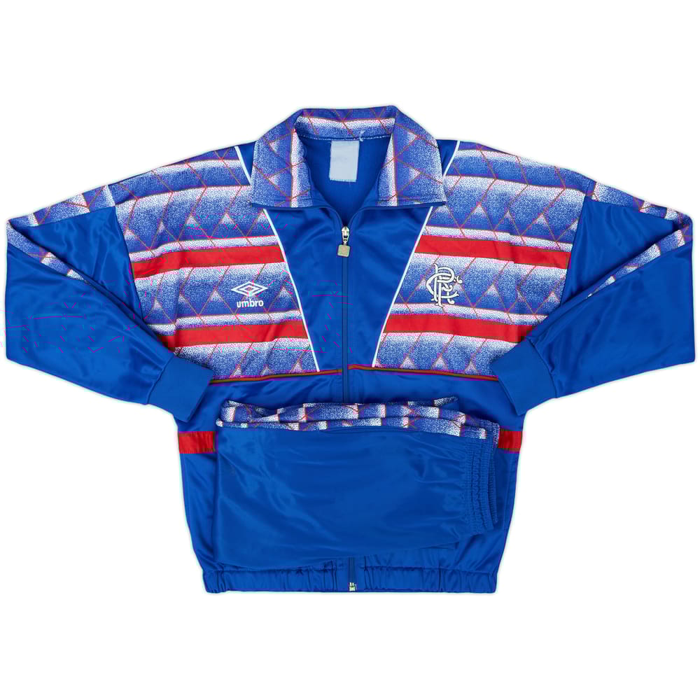 1987-90 Rangers Umbro Tracksuit - 8/10 - (S)