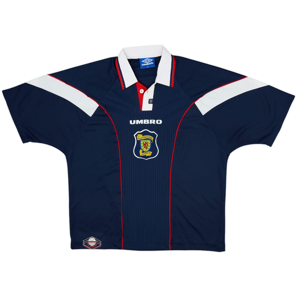 1996-98 Scotland Home Shirt - 8/10 - (XL)