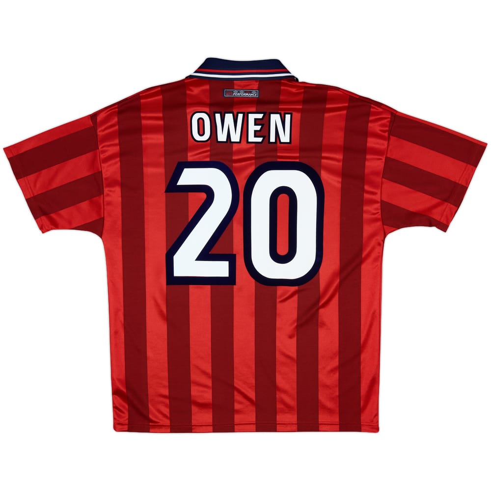 1997-99 England Away Shirt Owen #20 - 9/10 - (L)
