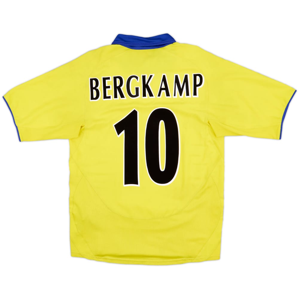 2003-05 Arsenal Away Shirt Bergkamp #10 - 8/10 - (S)
