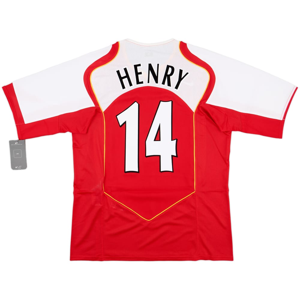 2004-05 Arsenal Home Shirt Henry #14 (L)