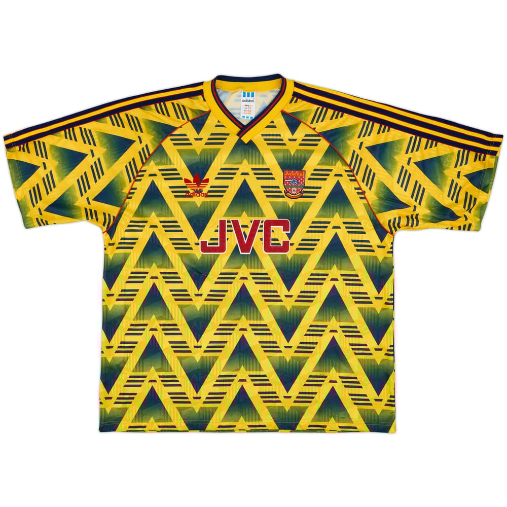1991-93 Arsenal Away Shirt - 8/10 - (XL)