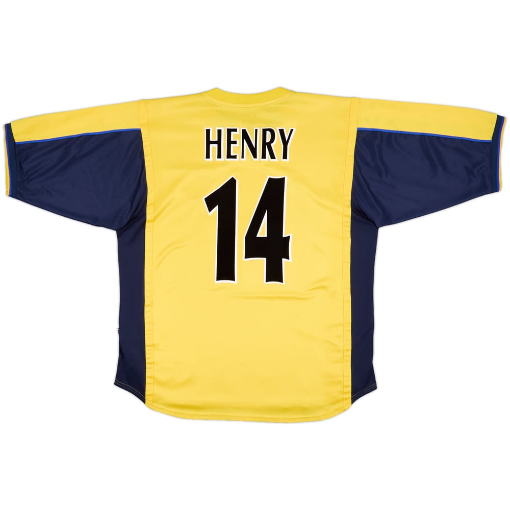 1999-01 Arsenal Away Shirt Henry #14 - 8/10 - (XL)