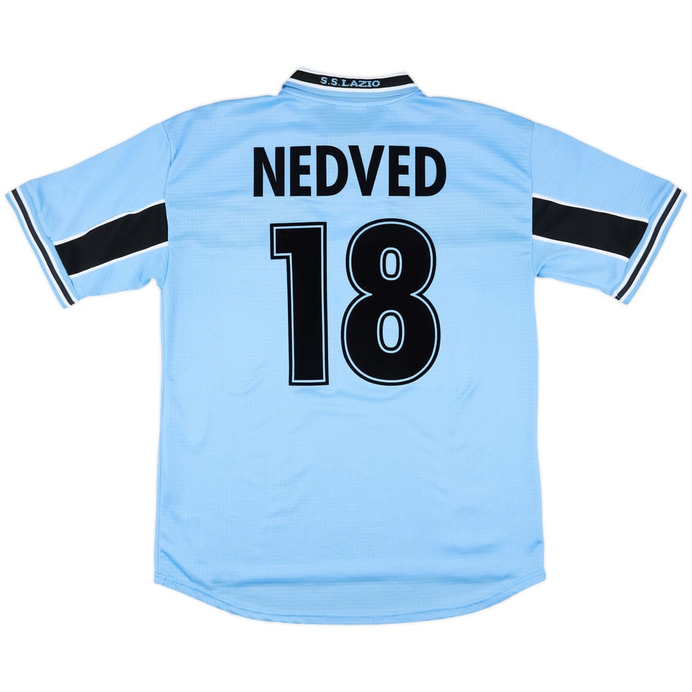 1998-00 Lazio Home Shirt Nedved #18 - 9/10 - (XL)