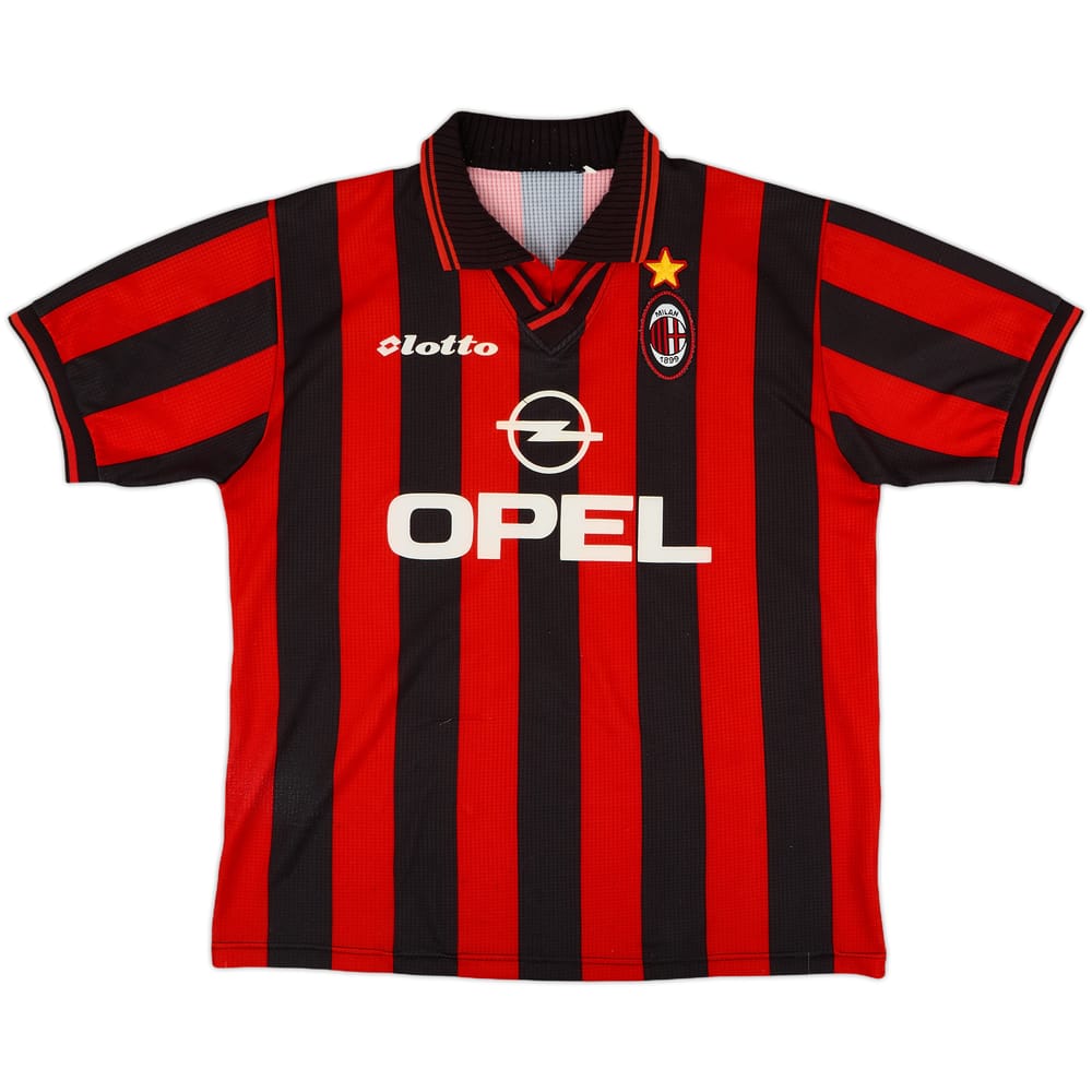 1997-98 AC Milan Home Shirt - 6/10 - (XL)