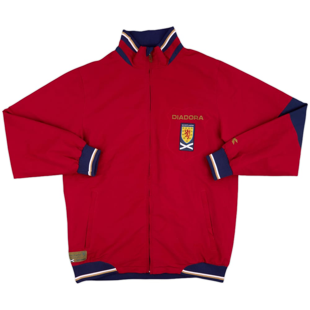 2007-08 Scotland Diadora Track Jacket - 9/10 - (S)