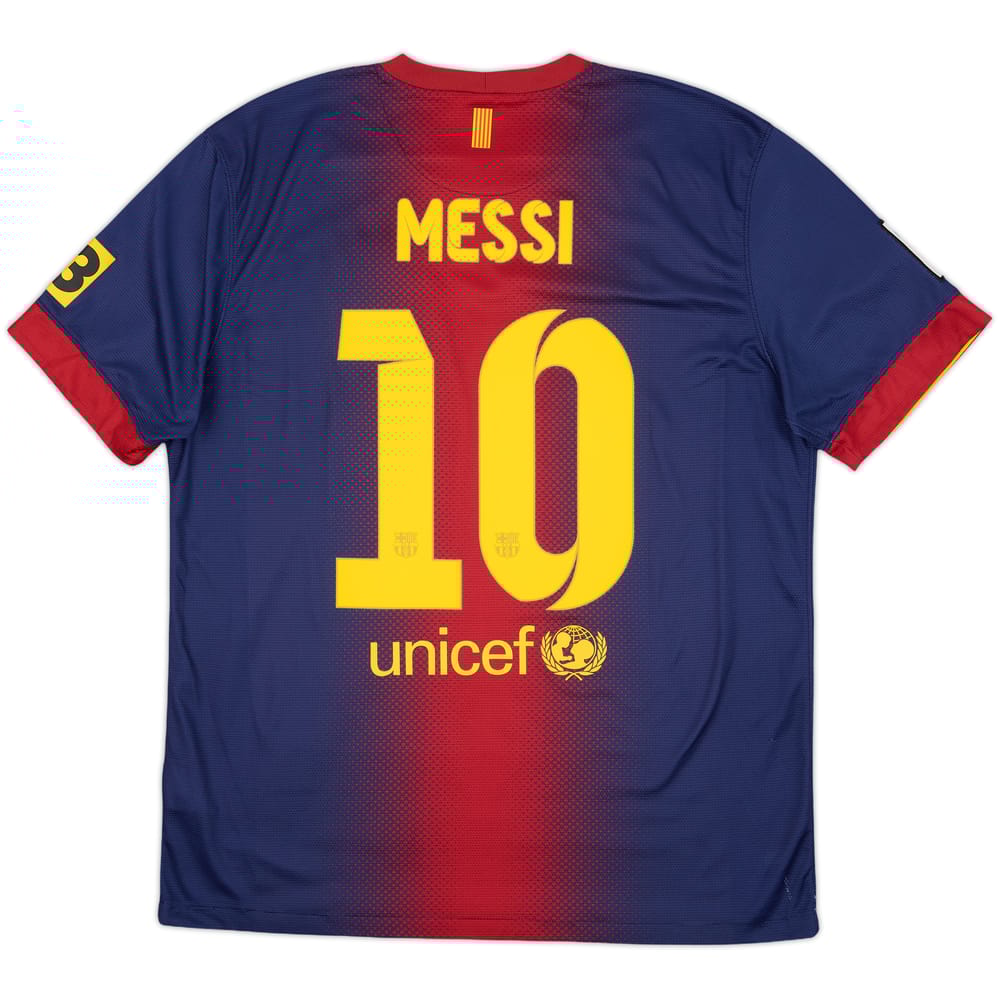 2012-13 Barcelona Home Shirt Messi #10 - 6/10 - (L)