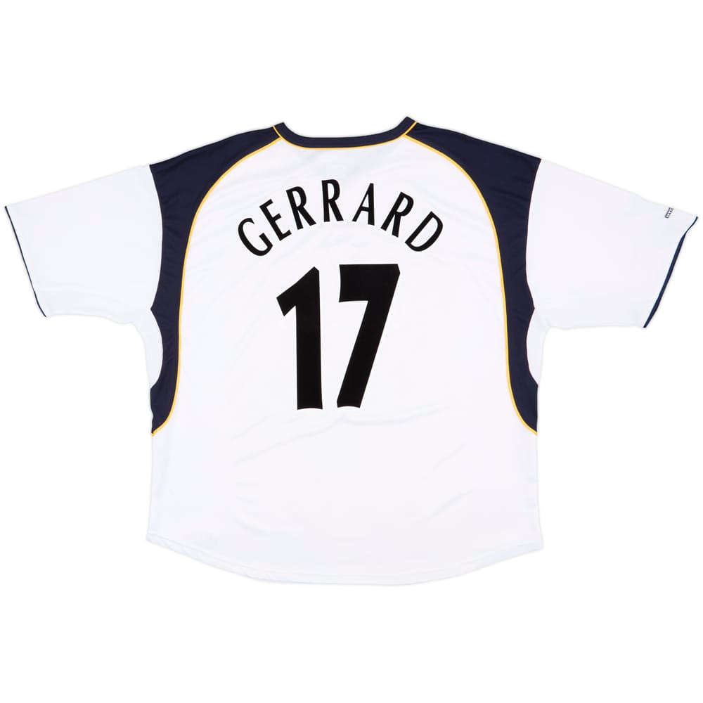 2001-03 Liverpool Away Shirt Gerrard #17 - 9/10 - (3XL)