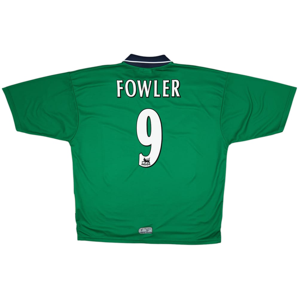 1999-00 Liverpool Away Shirt Fowler #9 - 7/10 - (XL)