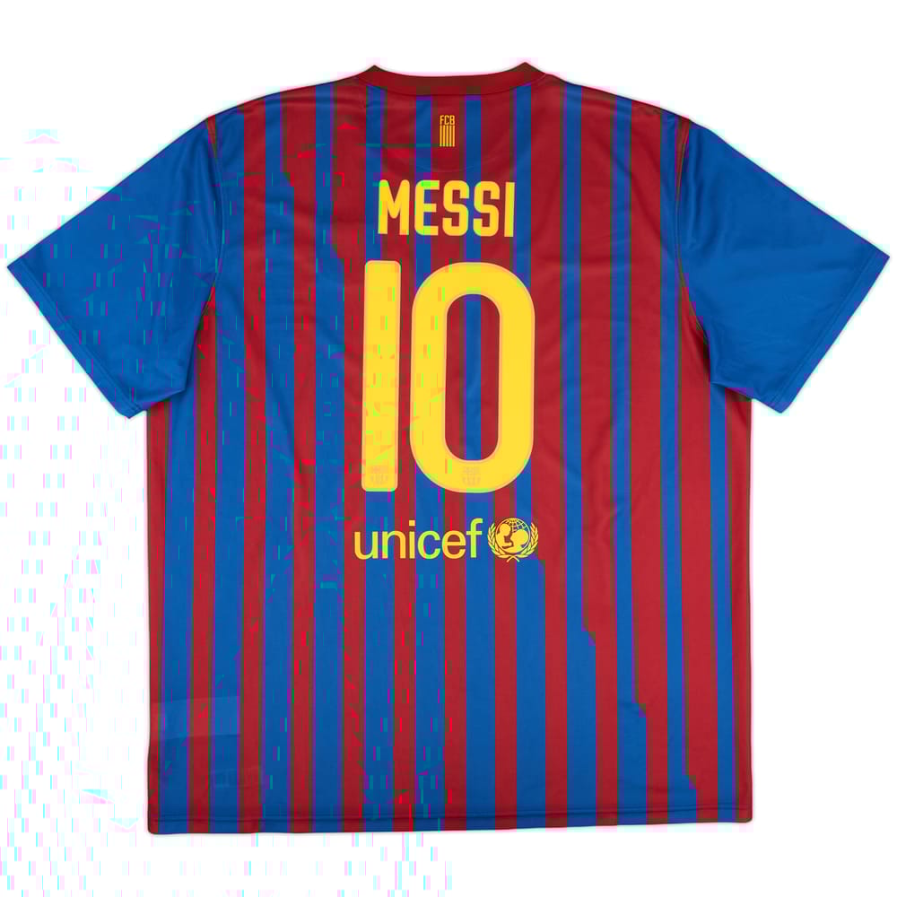 2011-12 Barcelona Basic Home Shirt Messi #10 - 10/10 - (XXL)