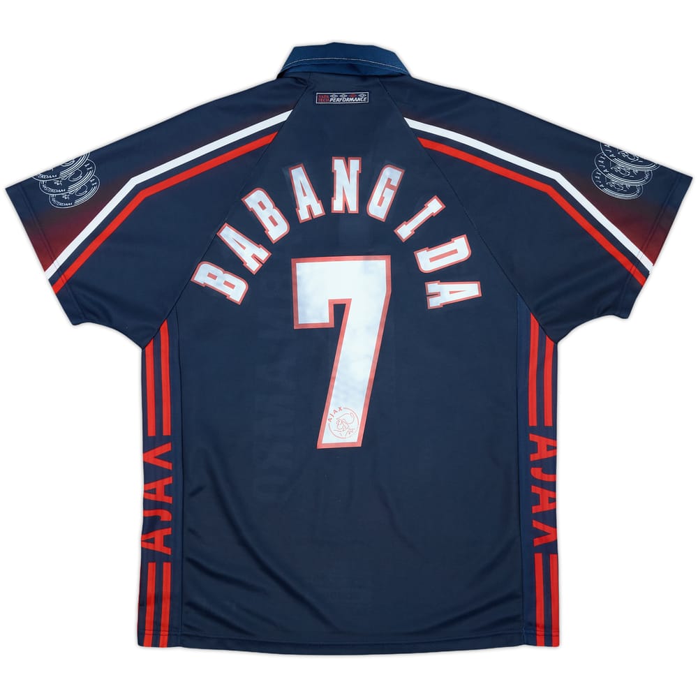 1997-98 Ajax Away Shirt Babangida #7 - 6/10 - (M)