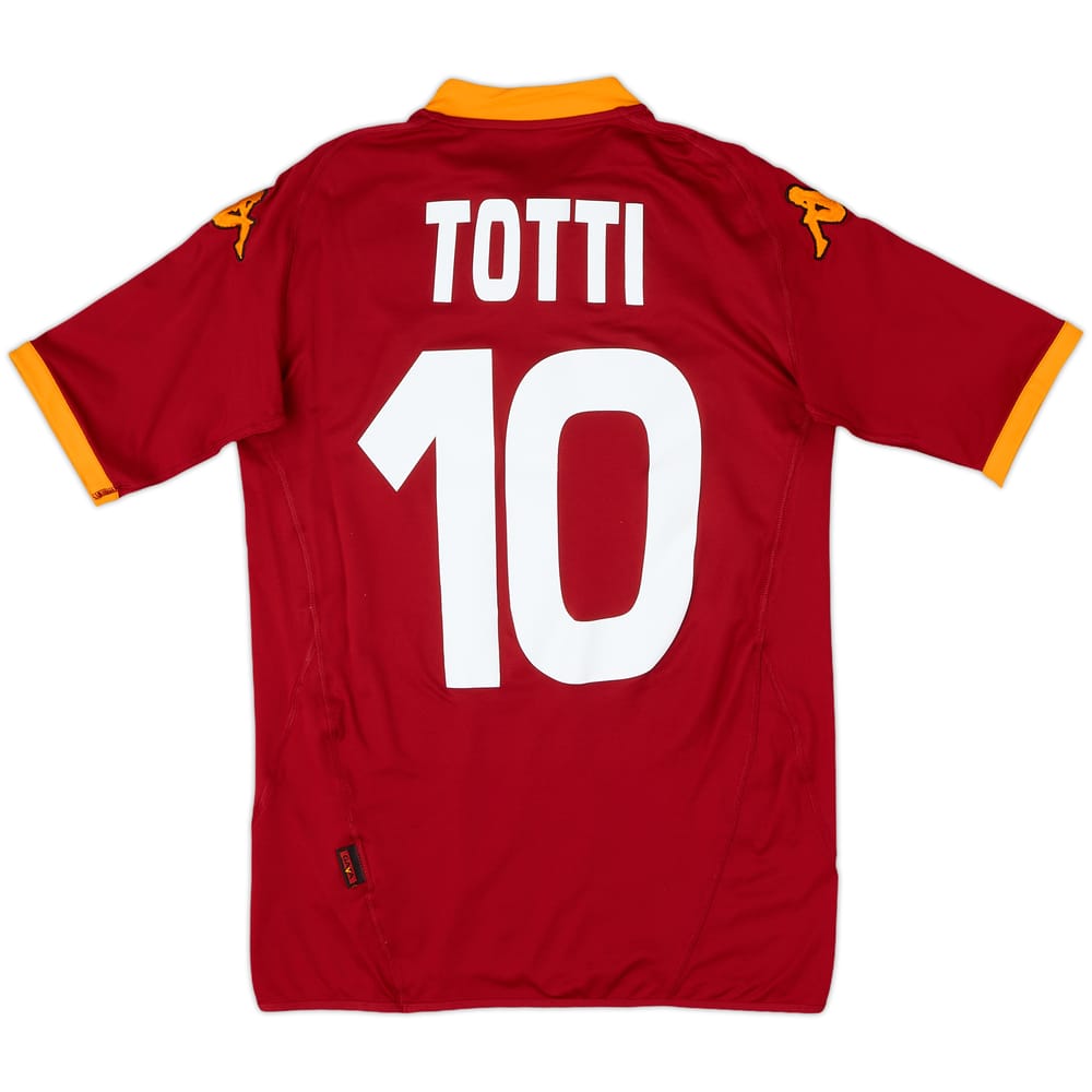 2007-08 Roma Home Shirt Totti #10 - 10/10 - (S)