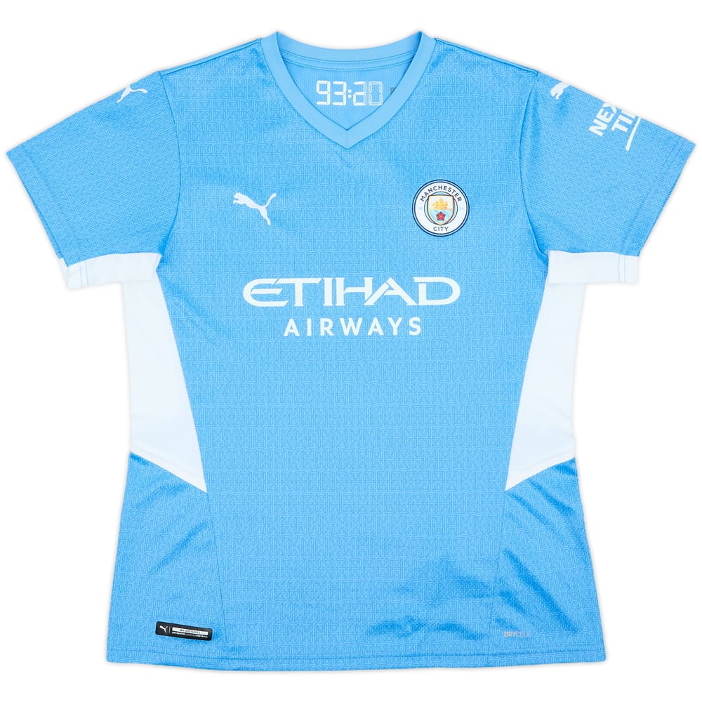 2021-22 Manchester City Home Shirt - 10/10 - (Women's M)