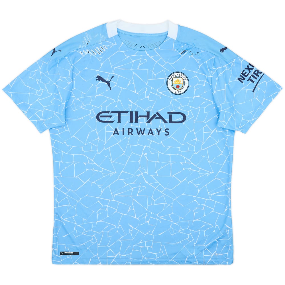 2020-21 Manchester City Authentic Home Shirt - 5/10 - (XL)