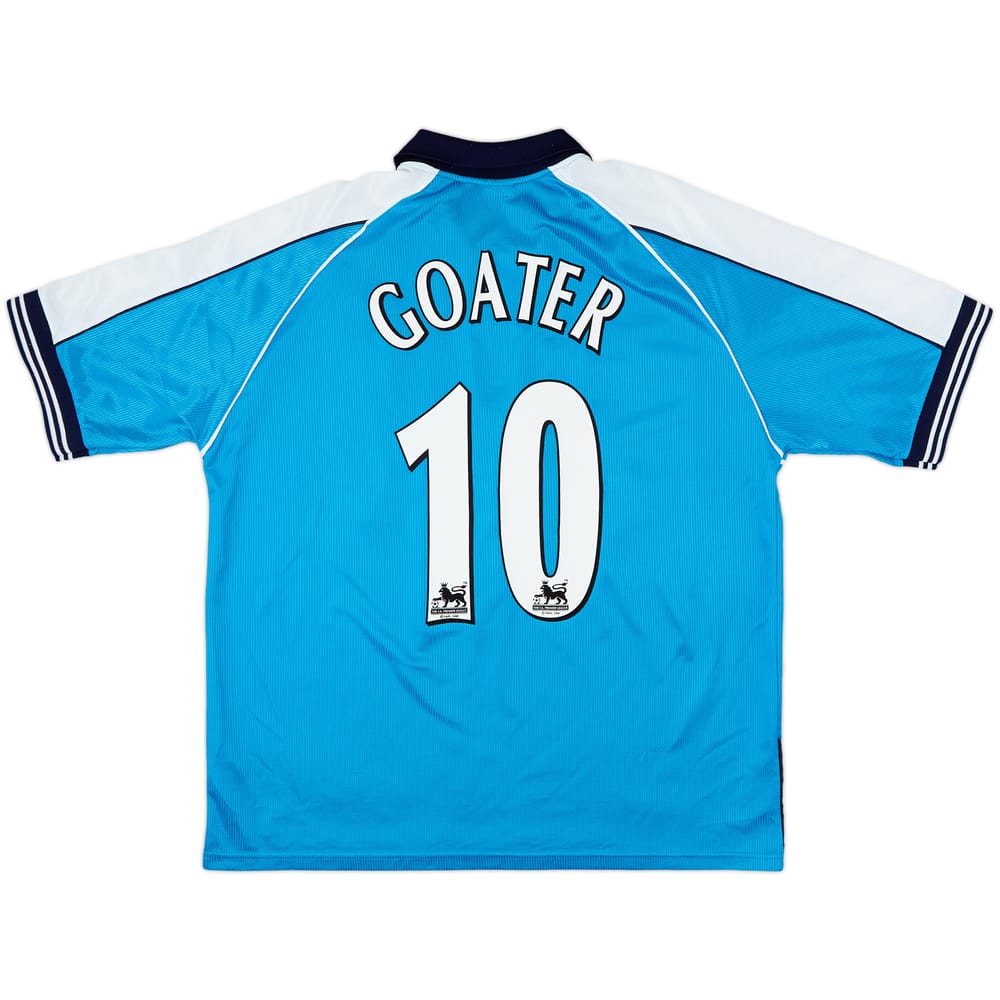 1999-01 Manchester City Home Shirt Goater #10 - 8/10 - (L)