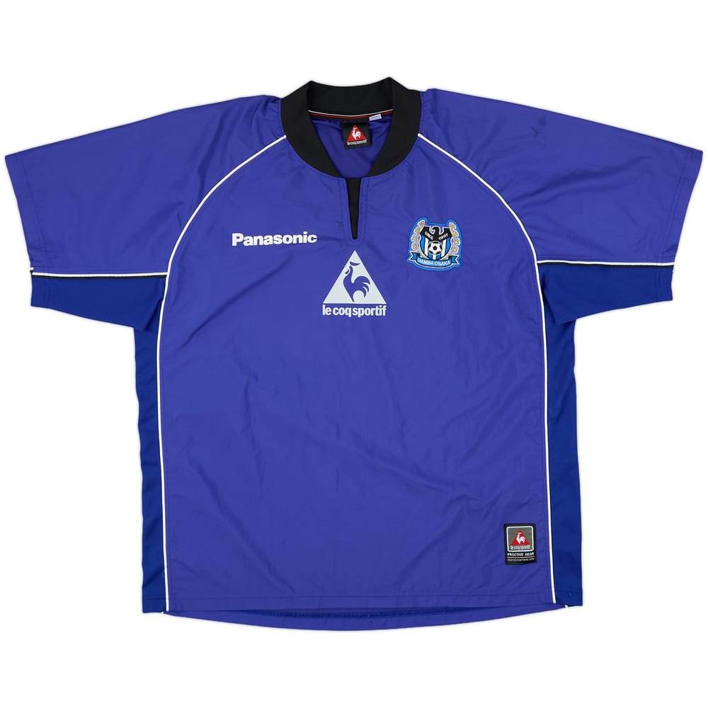 1999-00 Gamba Osaka Le Coq Sportif Drill S/S Top - 9/10 - (XL)