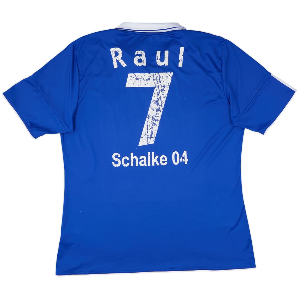 2010-12 Schalke Home Shirt Raul #7 - 4/10 - (XL)