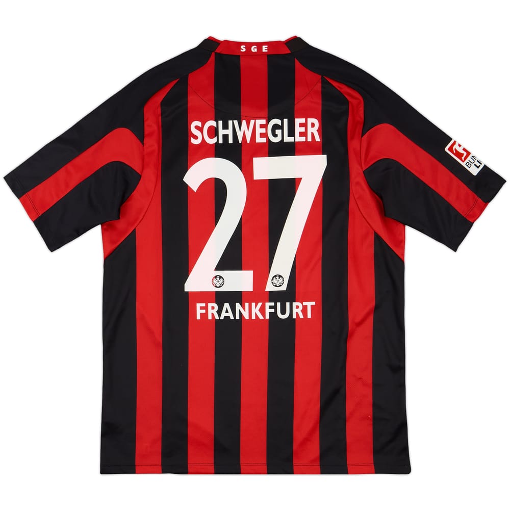 2013-14 Eintracht Frankfurt Home Shirt Schwegler #27 - 8/10 - (XXL)