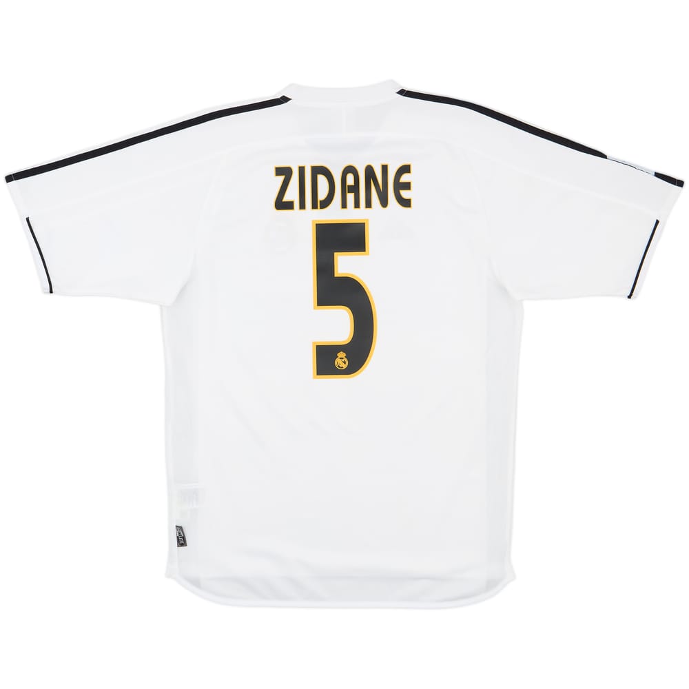 2003-04 Real Madrid Home Shirt Zidane #5 - 8/10 - (S)