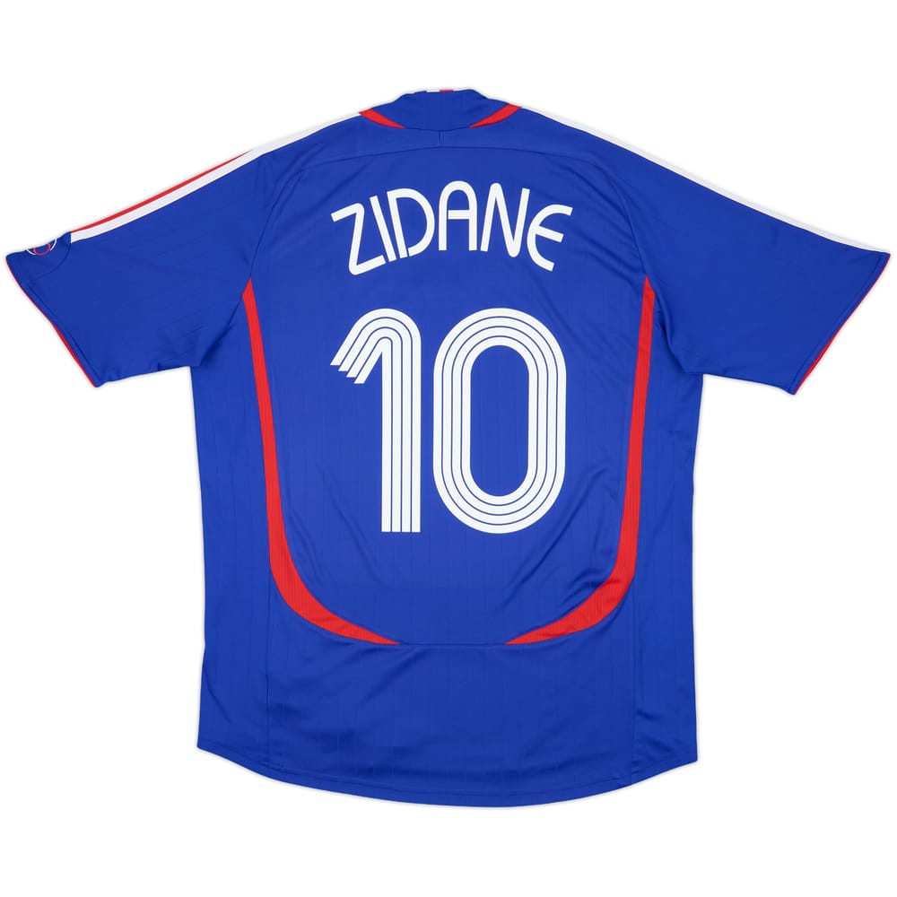 2006-07 France Home Shirt Zidane #10 - 6/10 - (L)