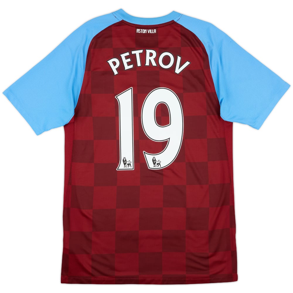 2011-12 Aston Villa Home Shirt Petrov #19 - 6/10 - (S)
