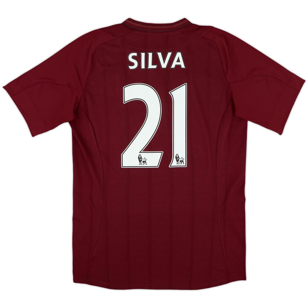 2012-13 Manchester City Away Shirt Silva #21 - 7/10 - (M)