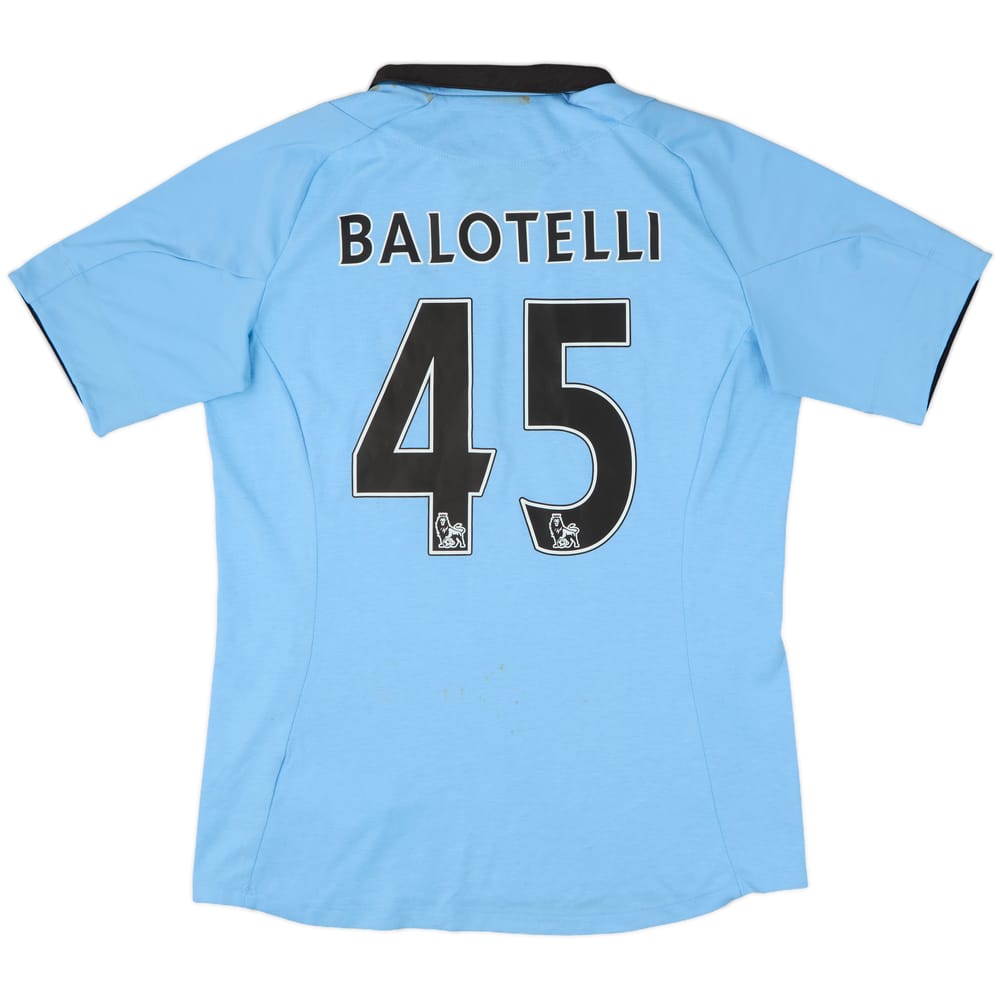 2012-13 Manchester City Home Shirt Balotelli #45 - 5/10 - (M)