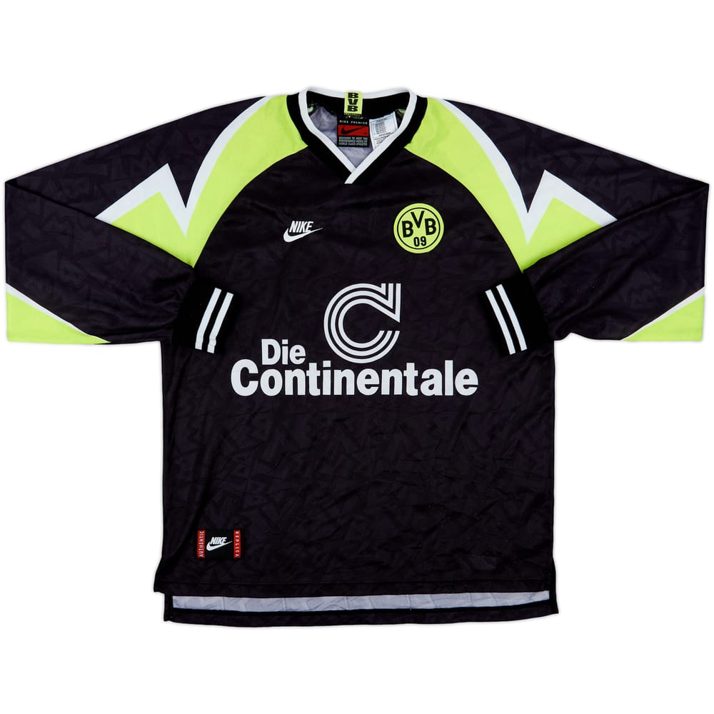 1995-96 Borussia Dortmund Away L/S Shirt - 8/10 - (XL)