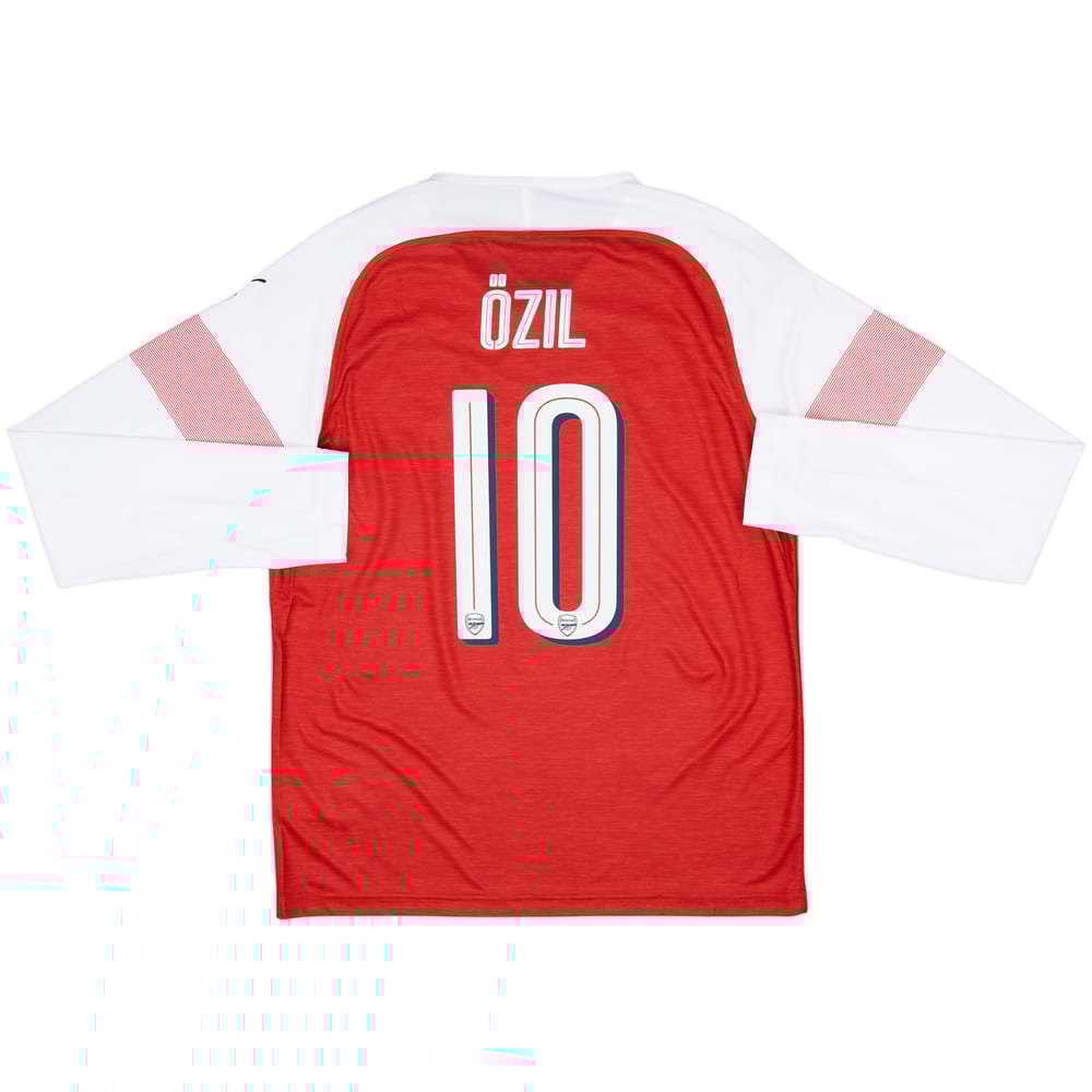 2018-19 Arsenal Home L/S Shirt Ozil #10 (L)