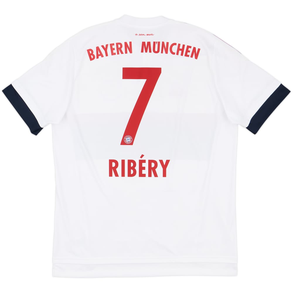 2015-16 Bayern Munich Away Shirt Ribery #7 - 8/10 - (L)