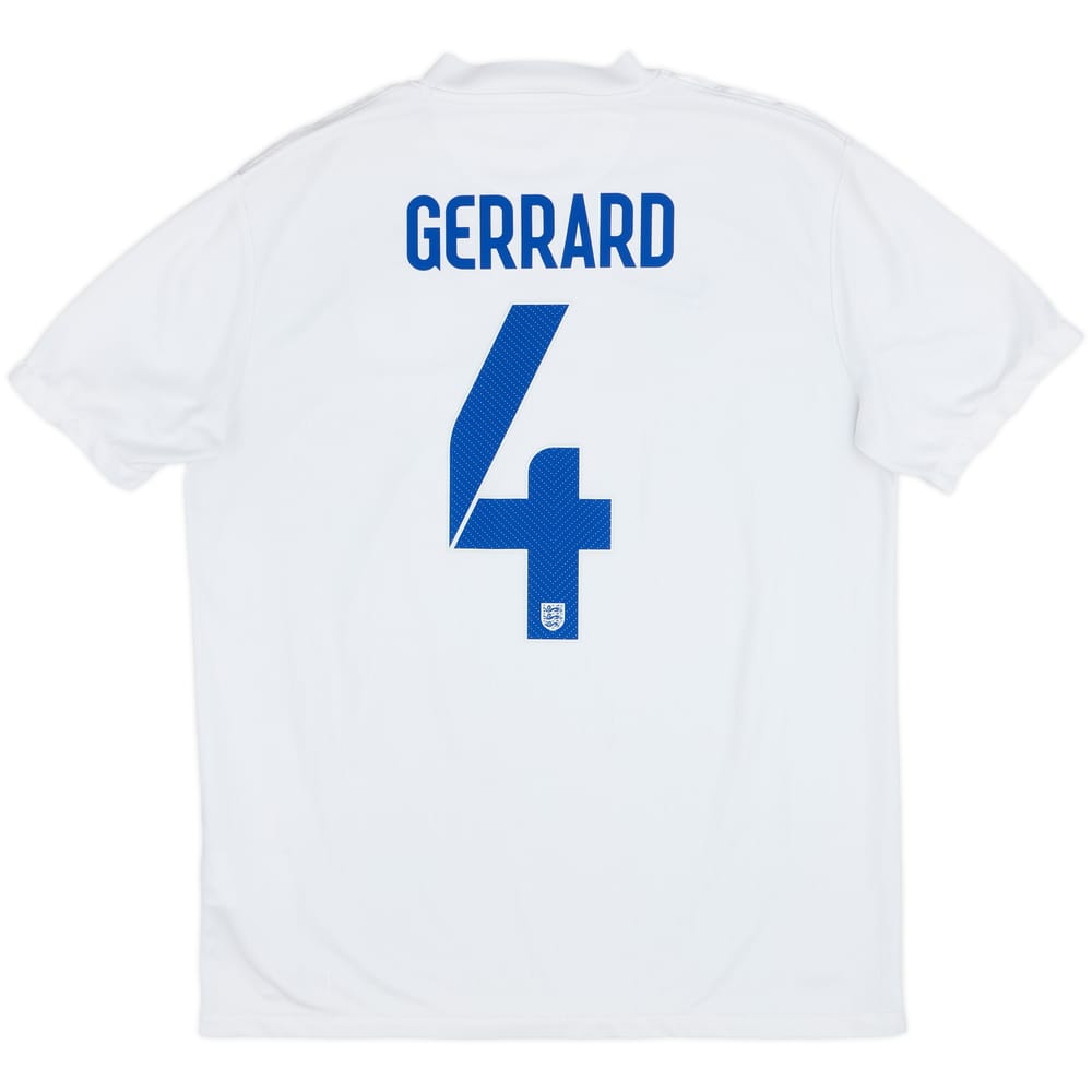 2014-15 England Home Shirt Gerrard #4 - 8/10 - (L)