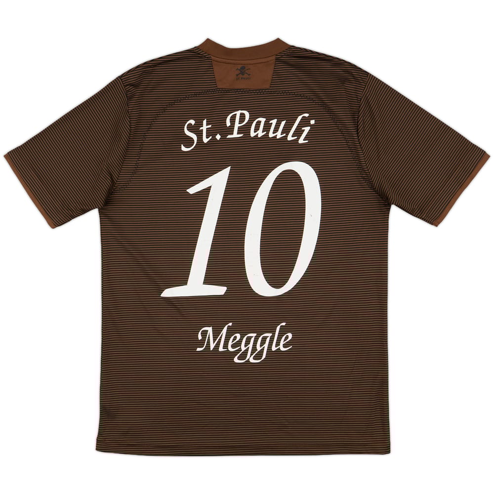 2008-09 St Pauli Home Shirt Meggle #10 - 7/10 - (M)