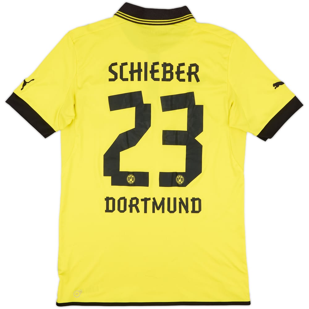 2012-13 Borussia Dortmund Home Shirt Schieber #23 - 6/10 - (L)