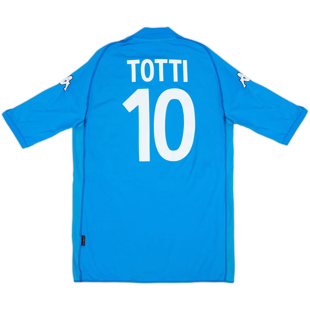 2002 Italy Home Shirt Totti #10 - 7/10 - (3XL)