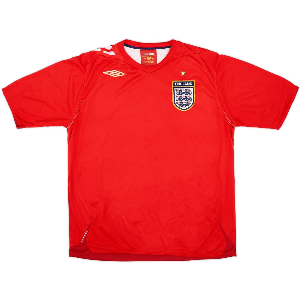 2006-08 England Away Shirt - 5/10 - (XL)