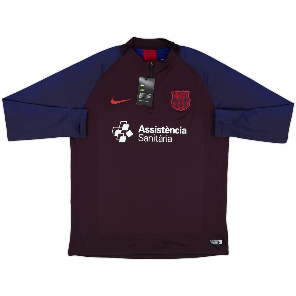 2019-20 Barcelona Nike 1/4 Zip Training Top (XL)